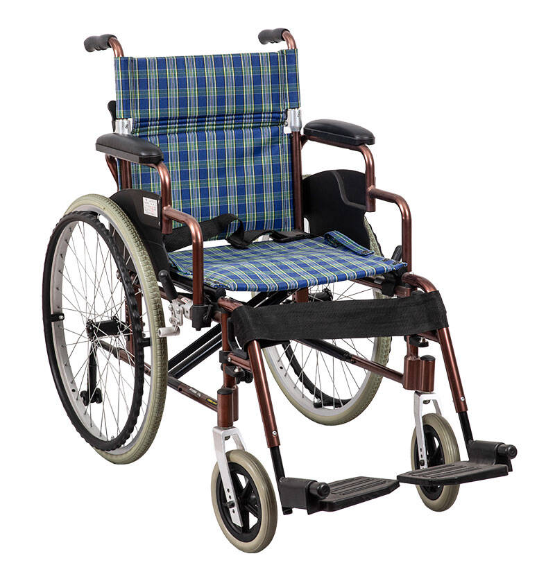 성인 경량 접이식 수동 휠체어